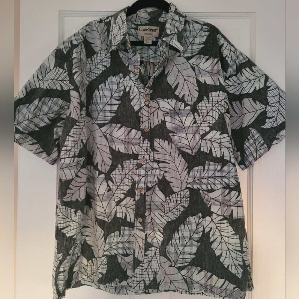 Cooke Street Hawaiian Men's Short Sleeve Shirt XL